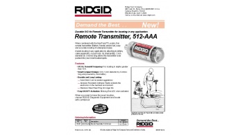 Ridgid Sonde