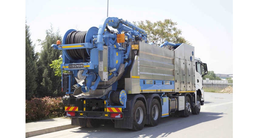 Water Recycling Combined Sewer Truck