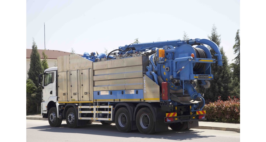 Water Recycling Combined Sewer Truck