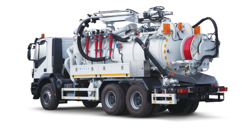 Water Recycling Combined Sewer Truck