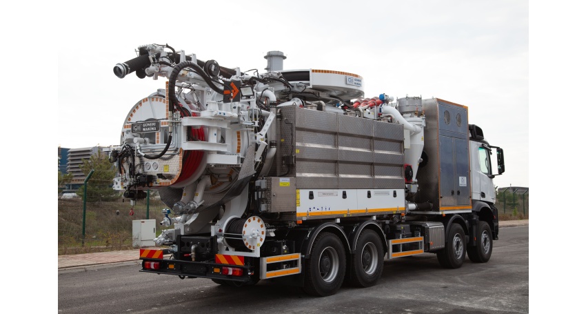 Water Recycling Combined Sewer Truck