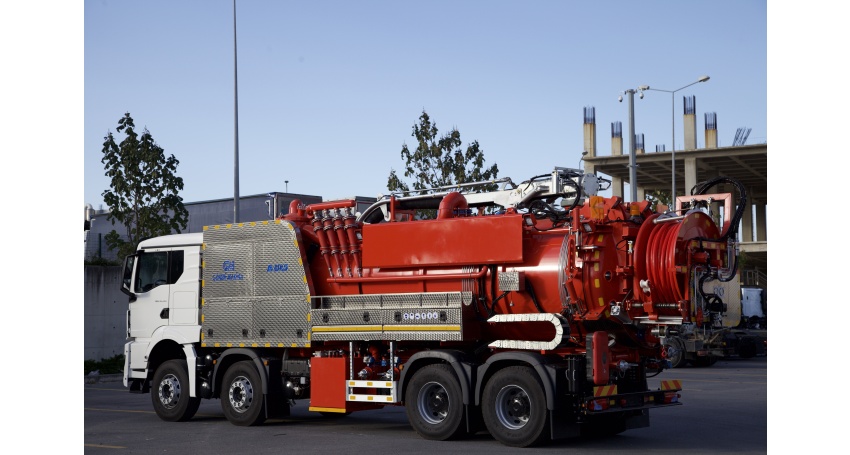 Water Recycling Combined Sewer Truck