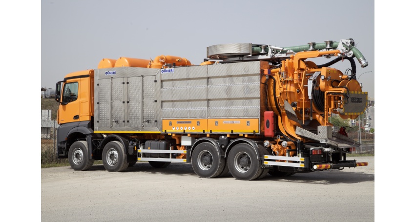Water Recycling Combined Sewer Truck