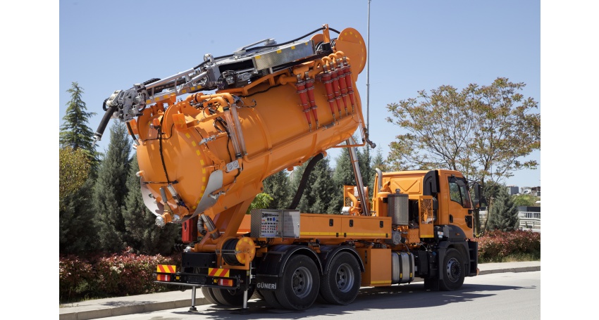 Water Recycling Combined Sewer Truck